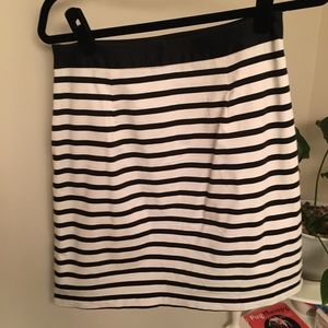 EUC Limited striped pencil skirt
